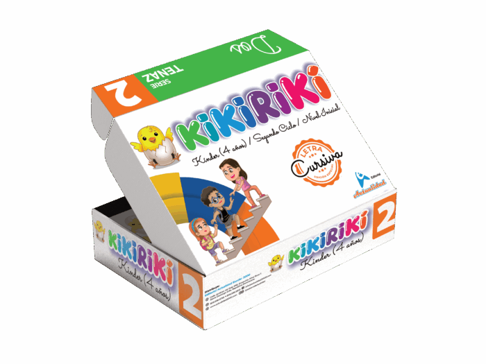 Maletín KIKIRIKI 2 Cursiva, Serie Tenaz